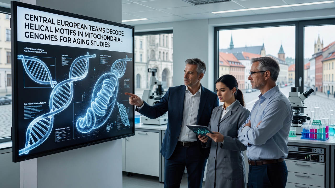 Laboratory equipment and genome sequencing setup used by Central European mitochondrial research groups