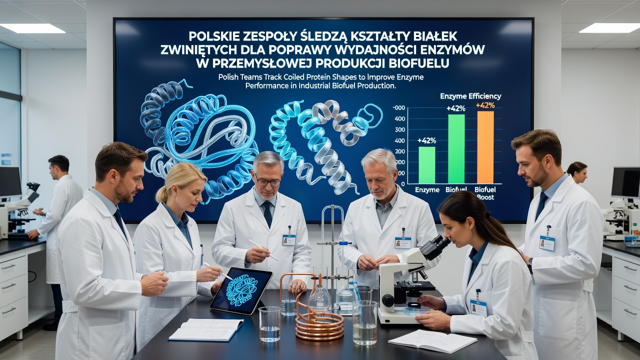 Polish Teams Track Coiled Protein Shapes to Improve Enzyme Performance in Industrial Biofuel Production